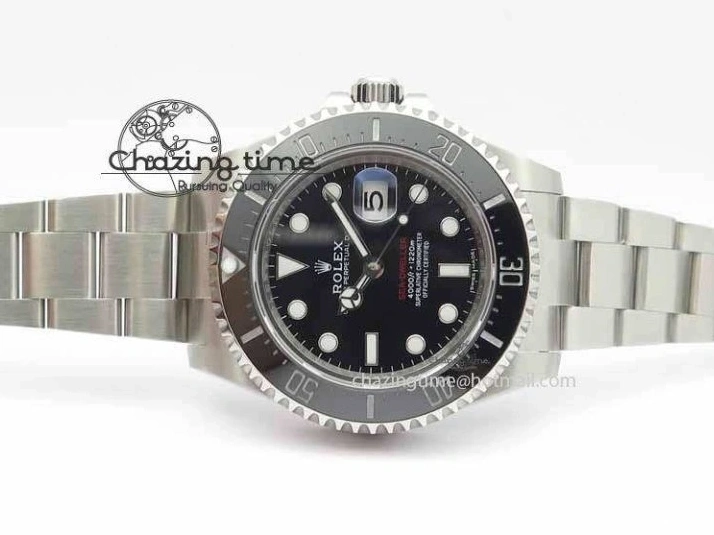 0207 Soft Sea Dweller 126600 43mm SS BP Maker Black Dial On SS Bracelet A 3656